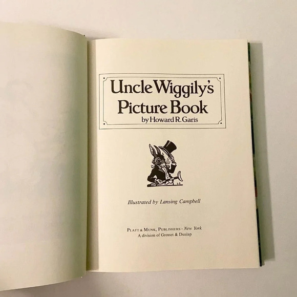 Vintage 1989 Uncle Wigglys Picture Book by Howard R Garis Platt and  Munk HC DJ - Picture 8 of 16